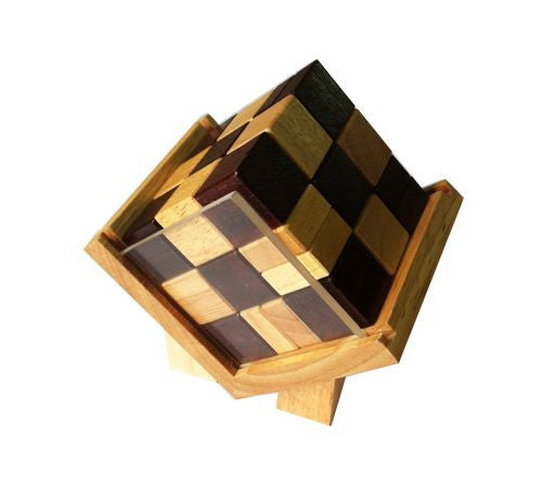 wooden a box