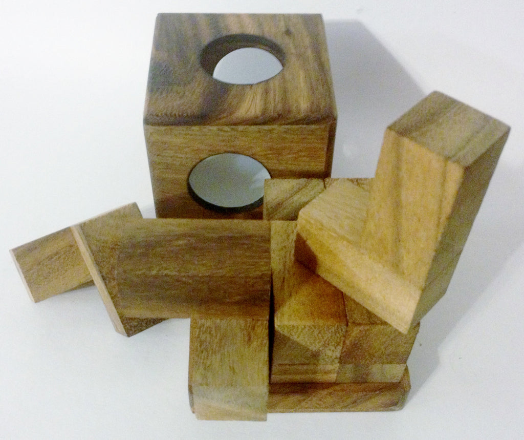 Soma Cube (3D Tangram) - Wooden Puzzle - Solve It! Think ...