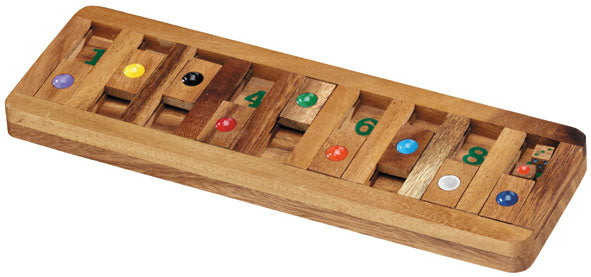 shut the box wooden game