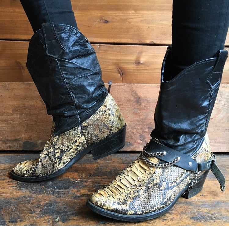 Snakeskin Cowboy Boots – Born A Bad Seed™