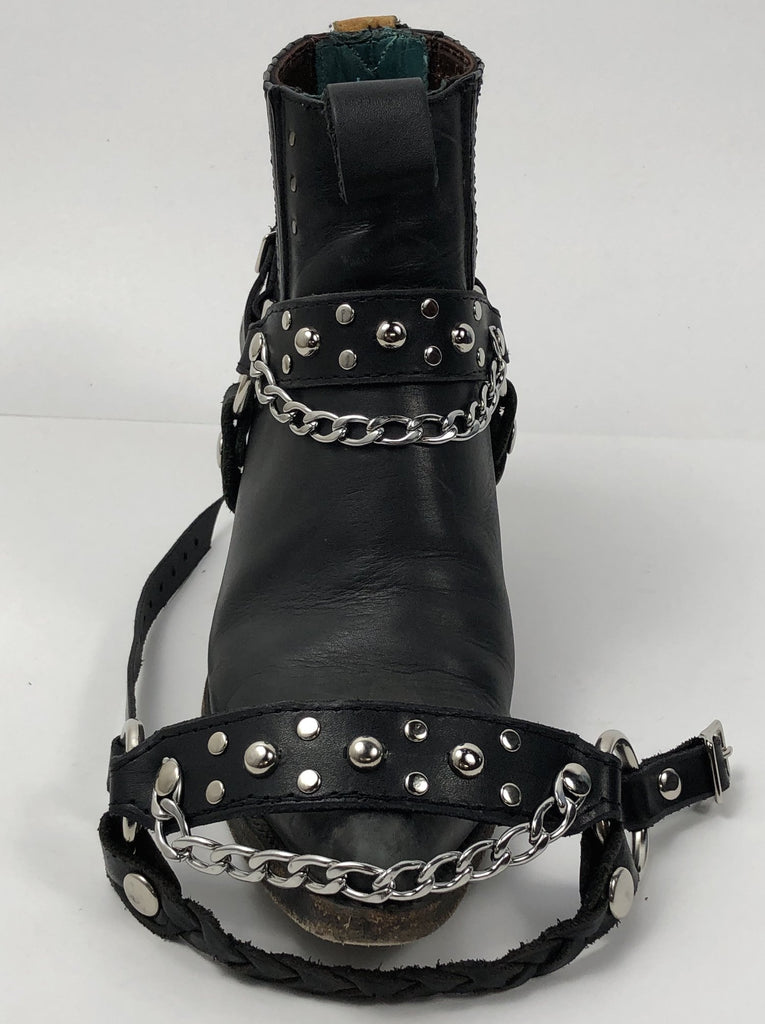 Hellbent Studded Leather Bootstrap 