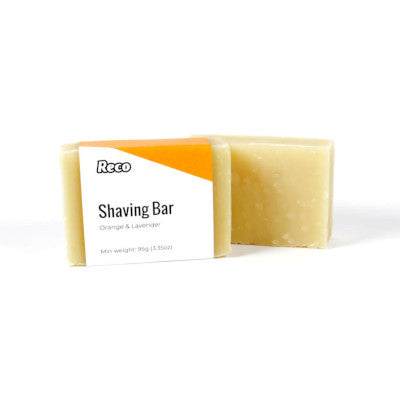 Reco shaving soap bar orange and lavender