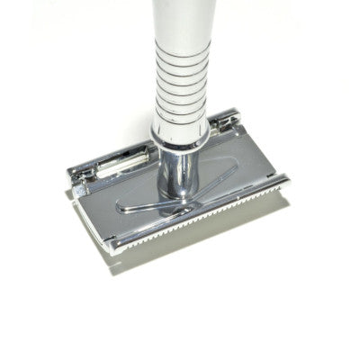 safety razor upside down