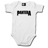 Pantera Babygrow Logo - White