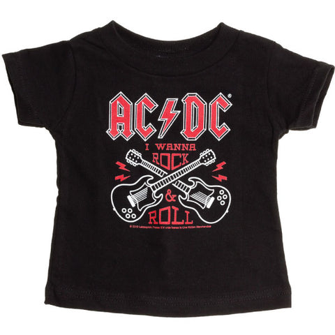 AC/DC Kids T-Shirt - I Wanna Rock and Roll