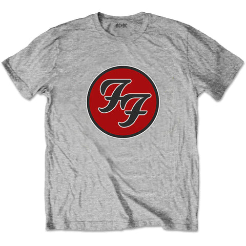 Foo Fighters Kids T-Shirt - Foo Fighters FF Logo -Grey