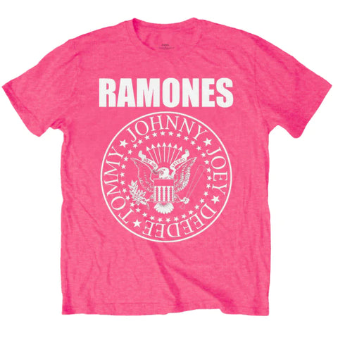 Ramones Kids T-Shirt - Pink Ramones Crest