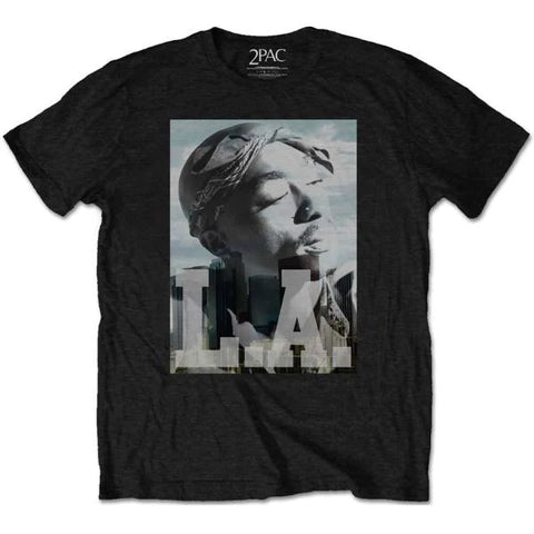 Kids Tupac Shakur T-Shirt - LA Skyline