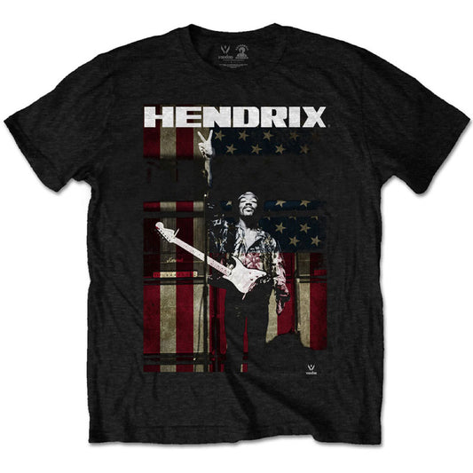 Jimi Hendrix Trademark T-Shirt Men's Graphic Rock legend Tees