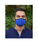 Uno Mask for Air Pollution: Royal Blue Color with Long Loop