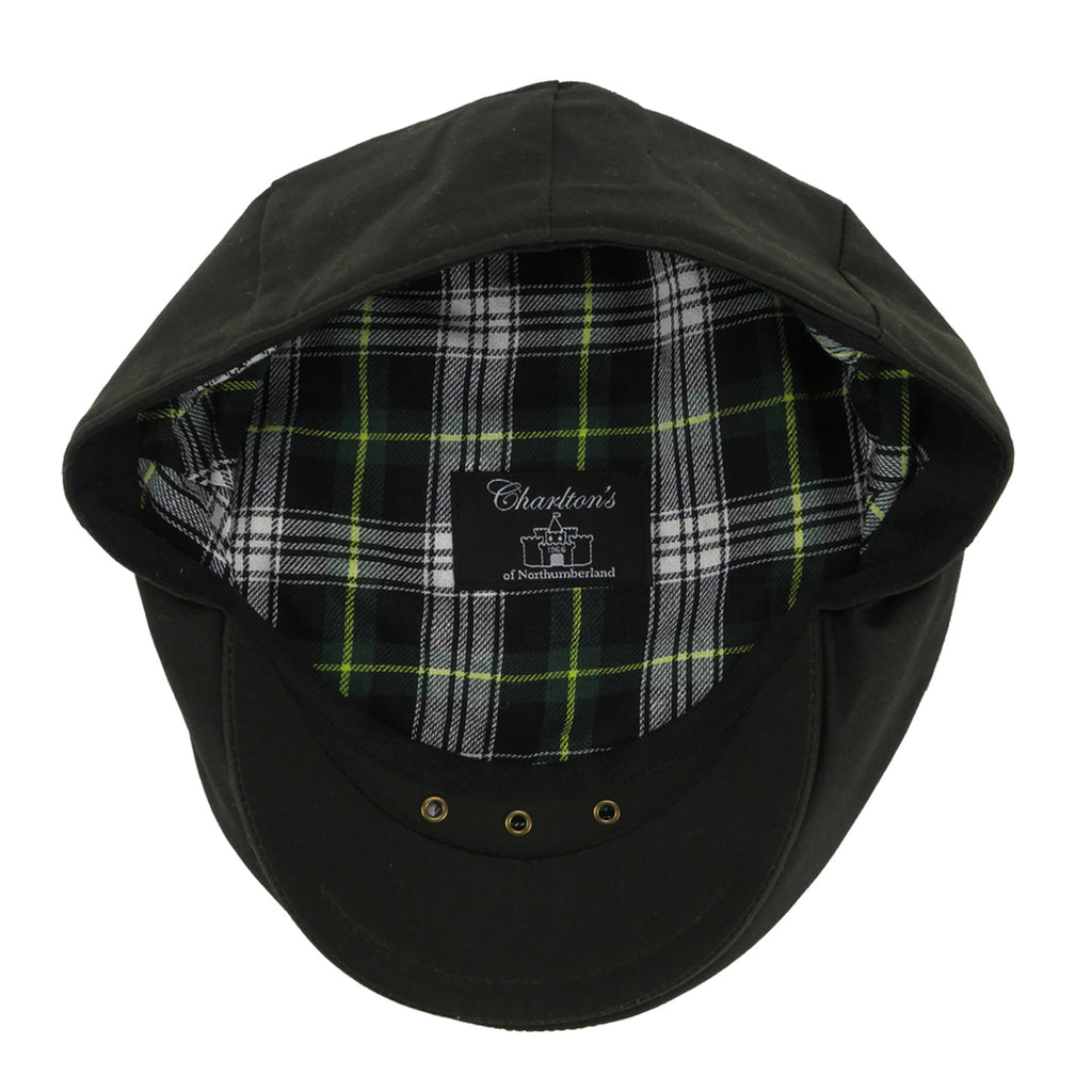 Charlton's of Northumberland British Waxed Cotton Flat Cap – Hats Plus Caps