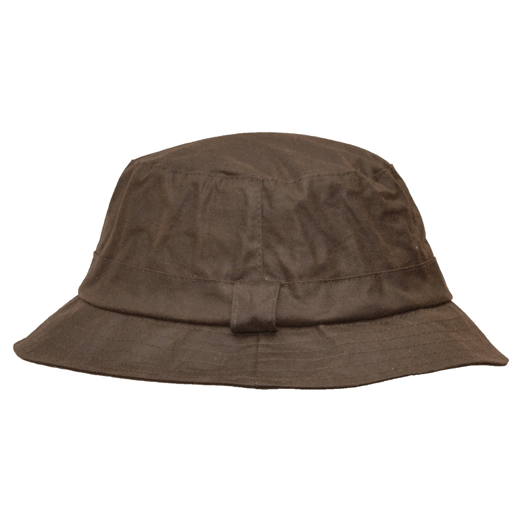 Walker & Hawkes 100% British Waxed Cotton Waterproof Bush Bucket Hat ...