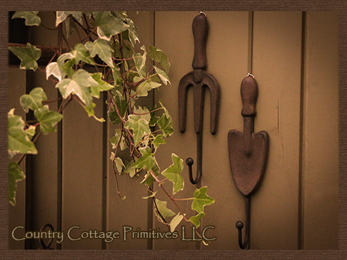 cast iron garden hooks