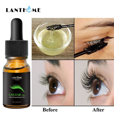 Castor Oil For Eyelash Growth Lanthome Hairegrow