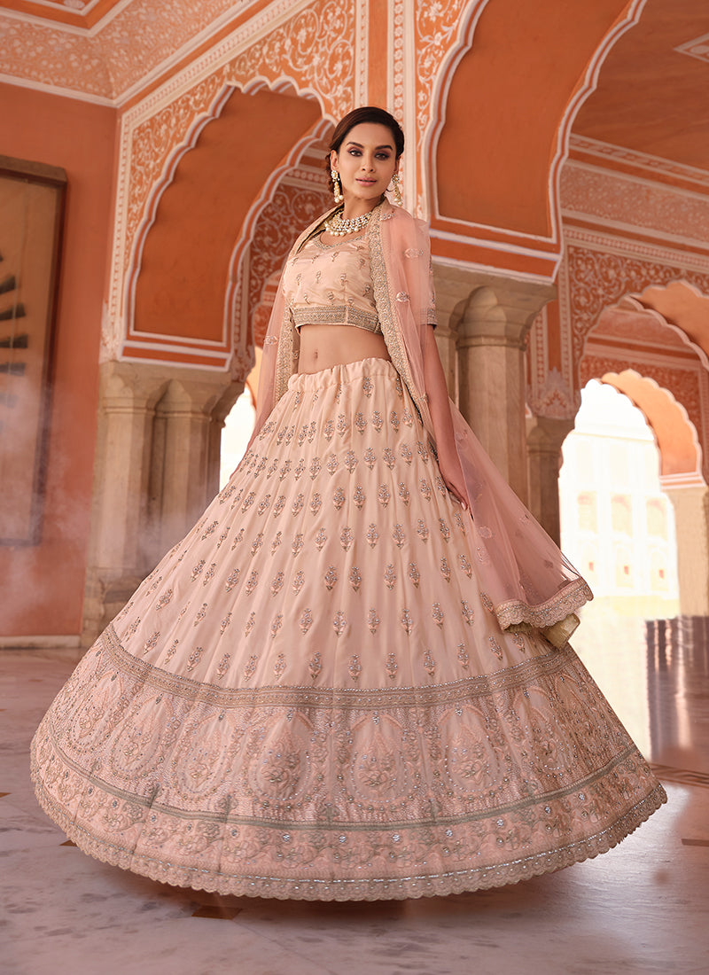 Bollywood Style Multi Color Dolla Silk Designer Wear Lehenga Choli Des –  ekmazon.com