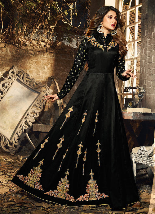 ethnic anarkali dress