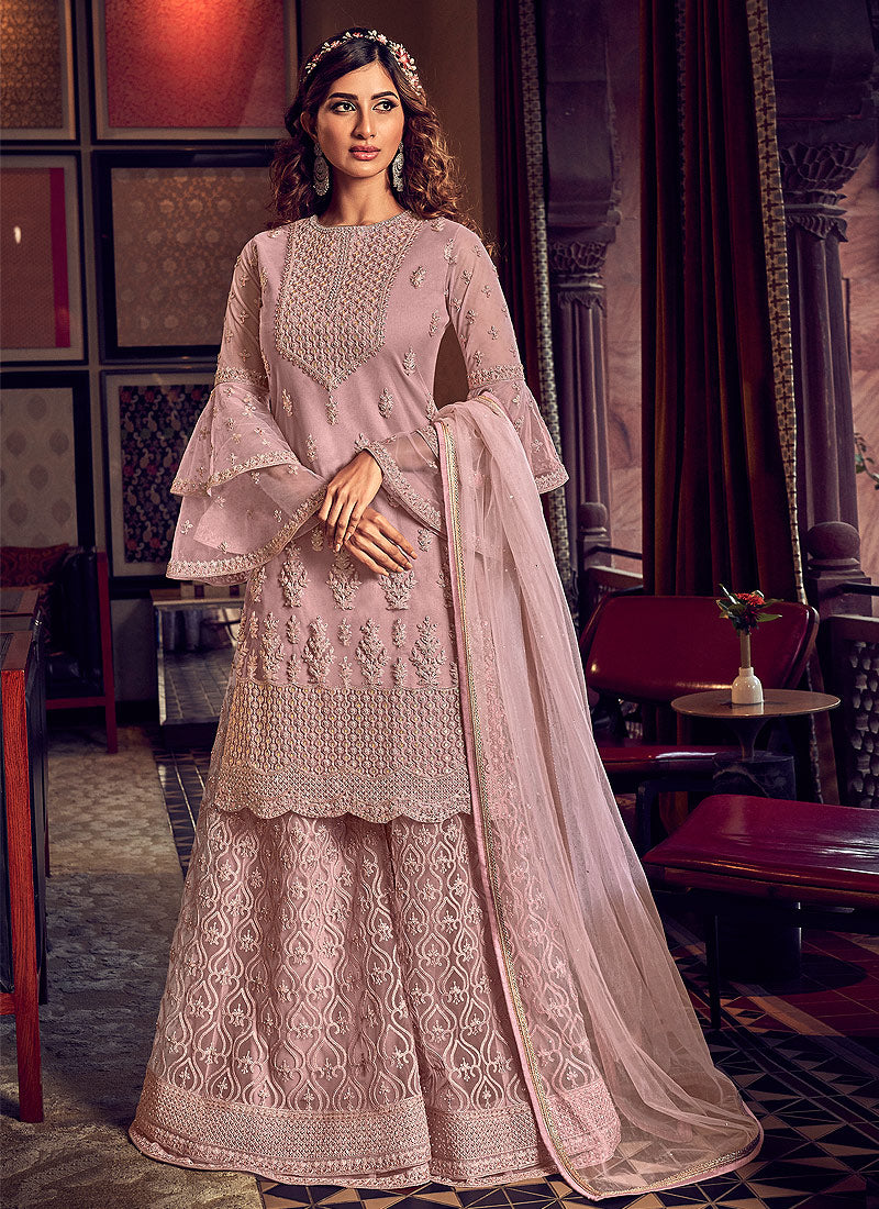 sharara pink colour