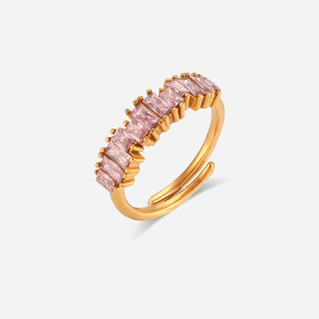 Billede af Summer Blush Ring 18K Guldbelagt