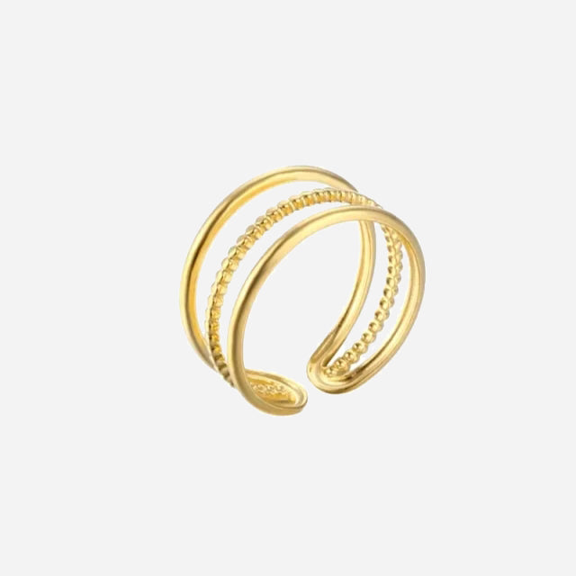 Billede af Vera Wide Ring 18K Guldbelagt