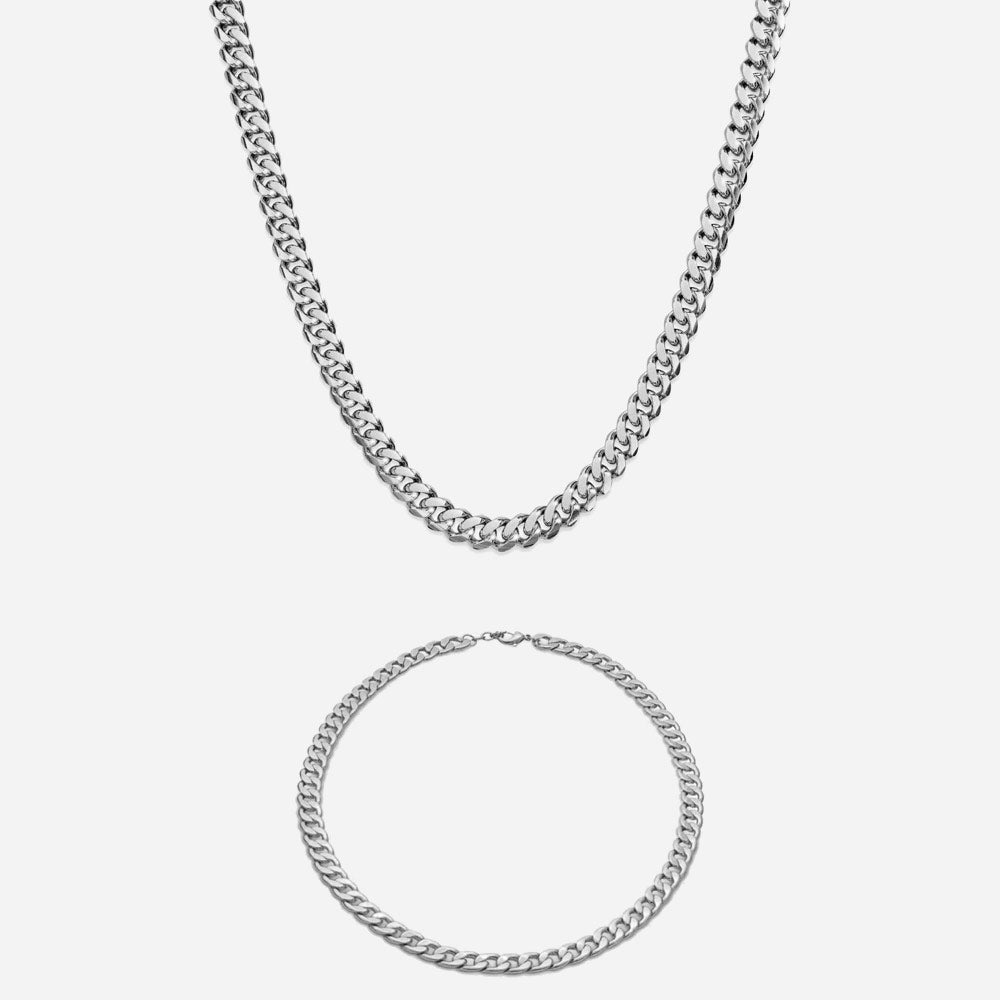 Panzer Choker + Armbånd Gavesæt 4mm