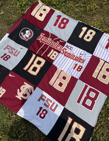 florida state tshirt quilt