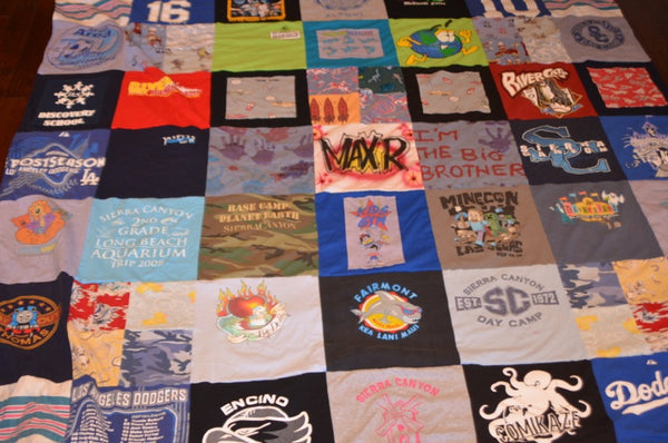 Fourteen Years of Tees - Project Repat T Shirt Quilts