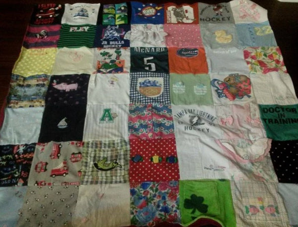 A Baby Clothes Quilt from Project Repat