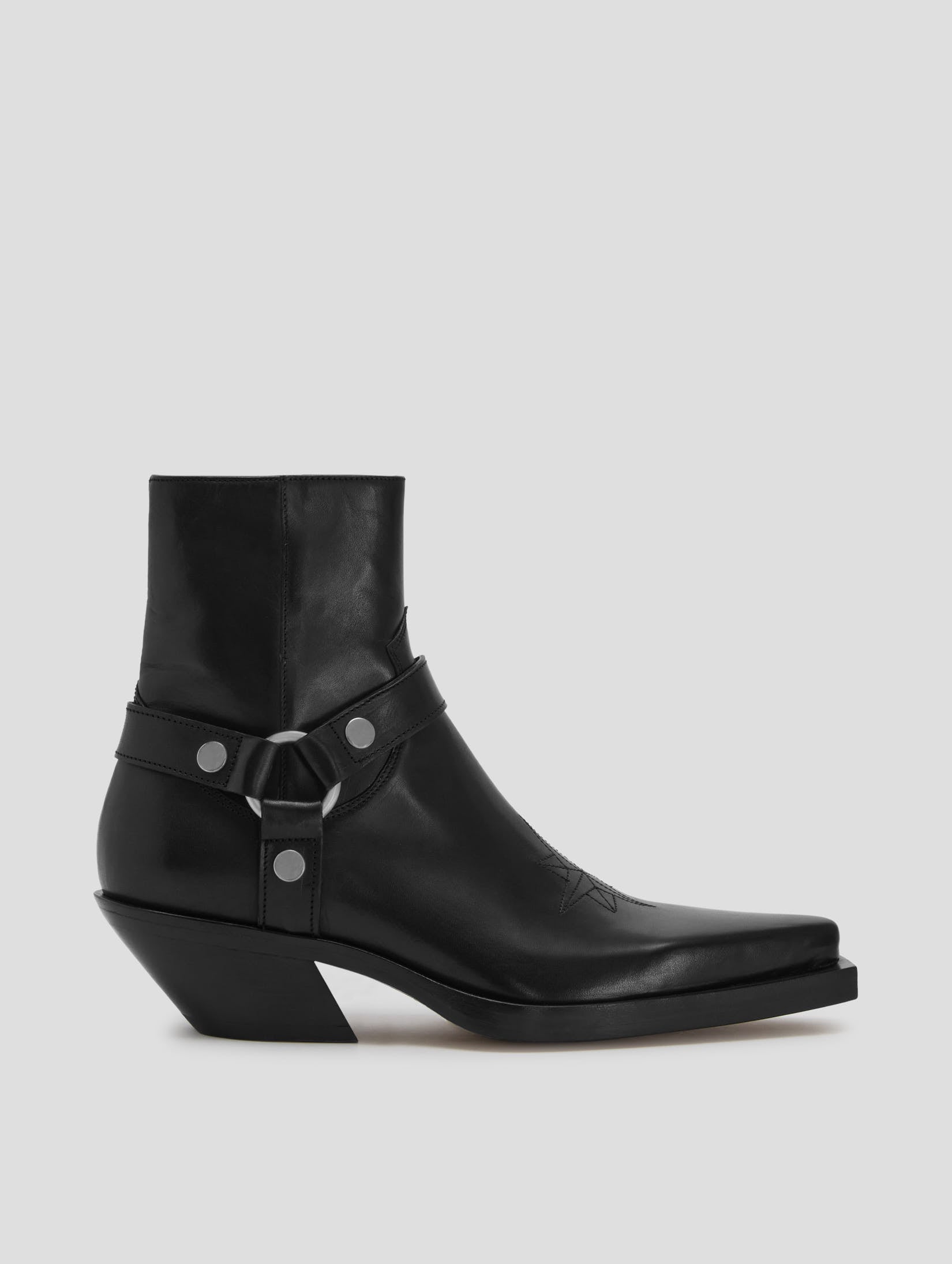 TERENCE HARNESS WESTERN BOOT IN SPACE SILVER – ALESSANDRO VASINI