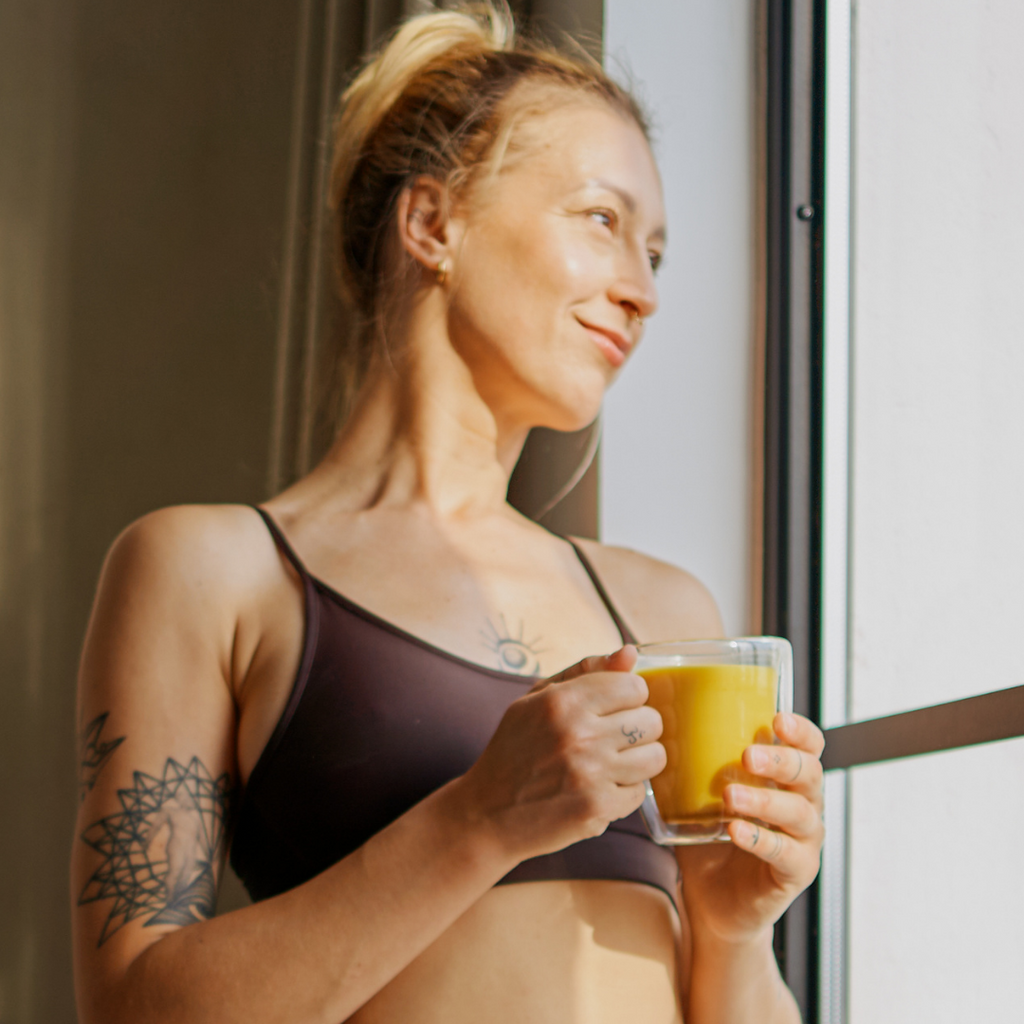 lion's mane mushroom turmeric latte