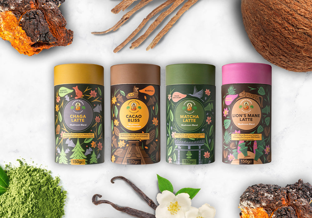 Collection of Superfood Mushroom Lattes 