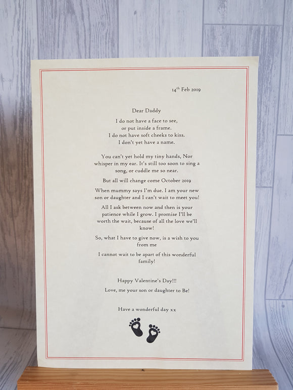 Wax Sealed Poem From An Unborn Child Catsi Creative