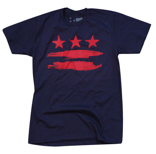 DC Baseball Flag T-shirt - Navy