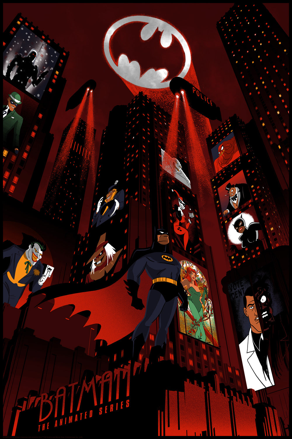 BATMAN: THE ANIMATED SERIES PRINT SHOWCASE BY RAID71 - ON SALE INFO! –  Bottleneck Gallery