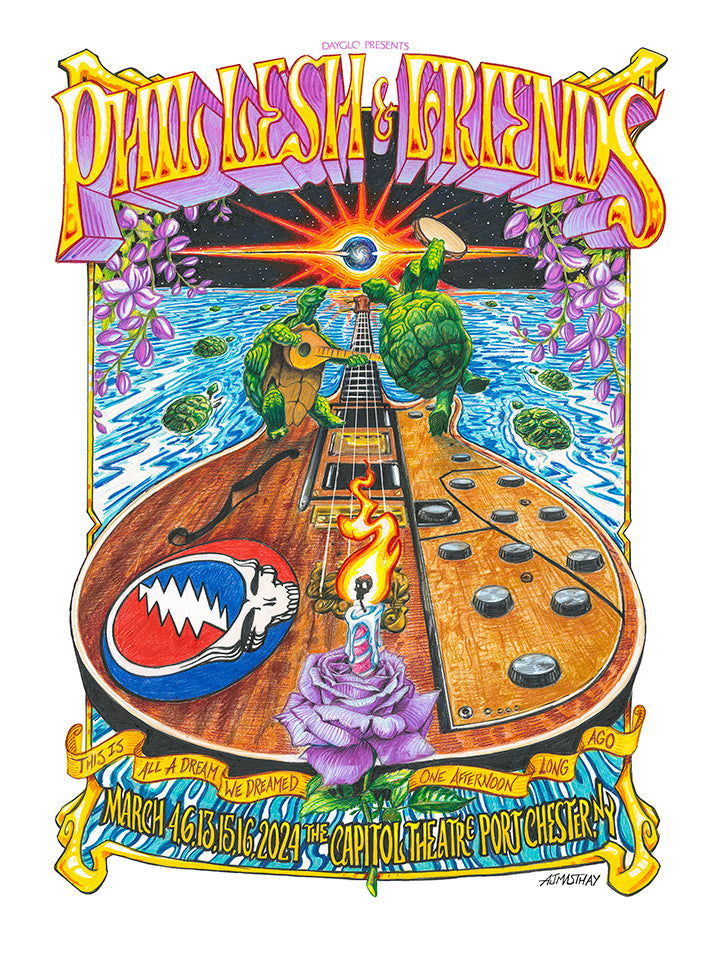 PHIL LESH & FRIENDS - 84TH BIRTHDAY by AJ Masthay - On Sale INFO!