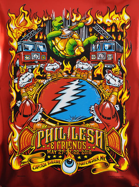 AJ Masthay's "Phil Lesh & Friends: Help Is On The Way" Print Release!