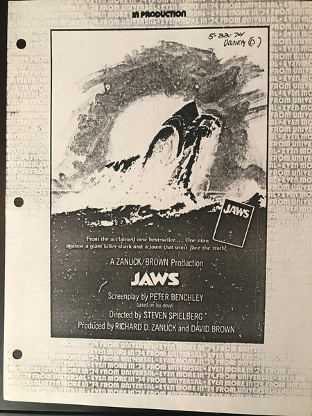 JAWS by Robert Tanenbaum NYCC Release Info!