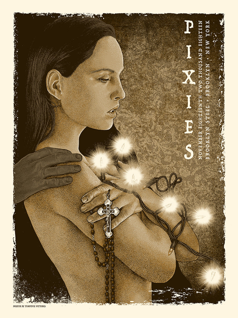 30th ANNIVERSARY PIXIES POSTER by Timothy Pittides On Sale Info!