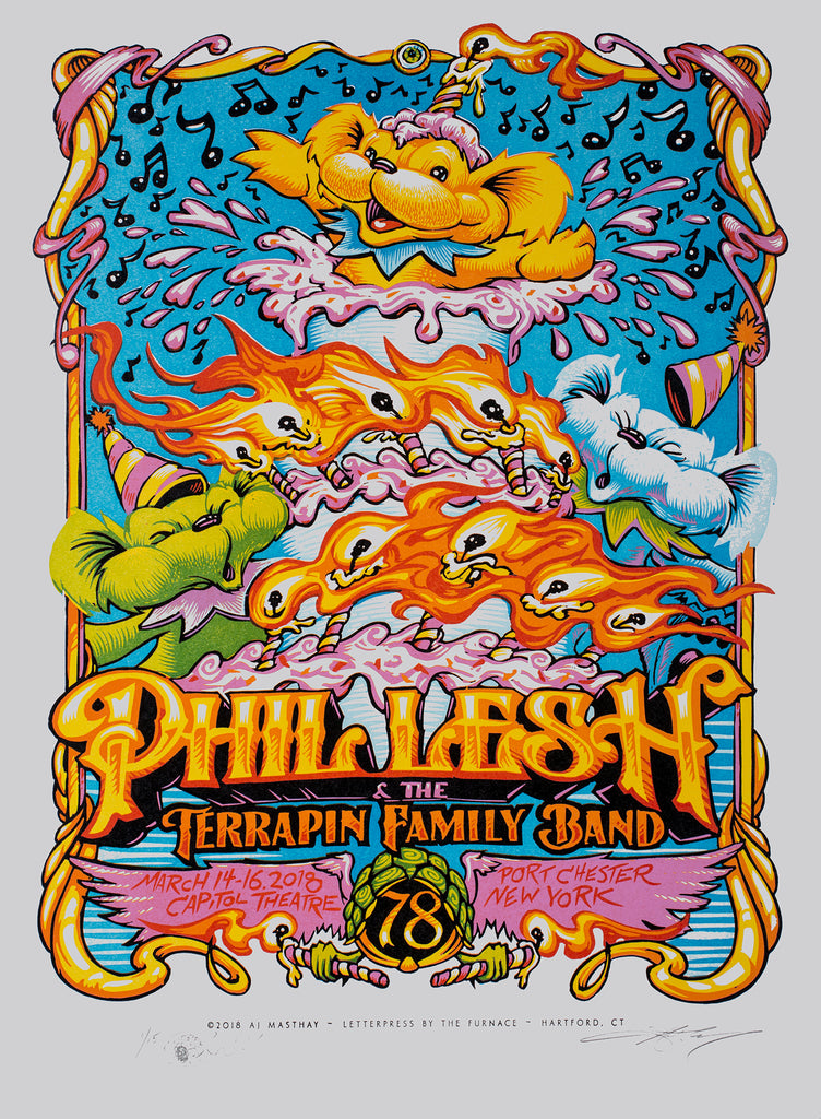 PHIL LESH'S 78TH BIRTHDAY by AJ Masthay On Sale Info!