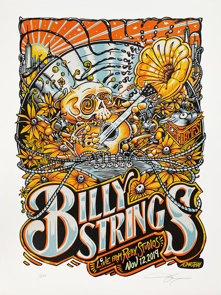 BILLY STRINGS - RELIX STUDIOS by AJ Masthay - On Sale INFO!