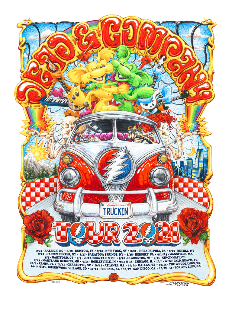 DEAD & CO. 2021 TOUR & HALLOWEEN by AJ Masthay - On Sale INFO!