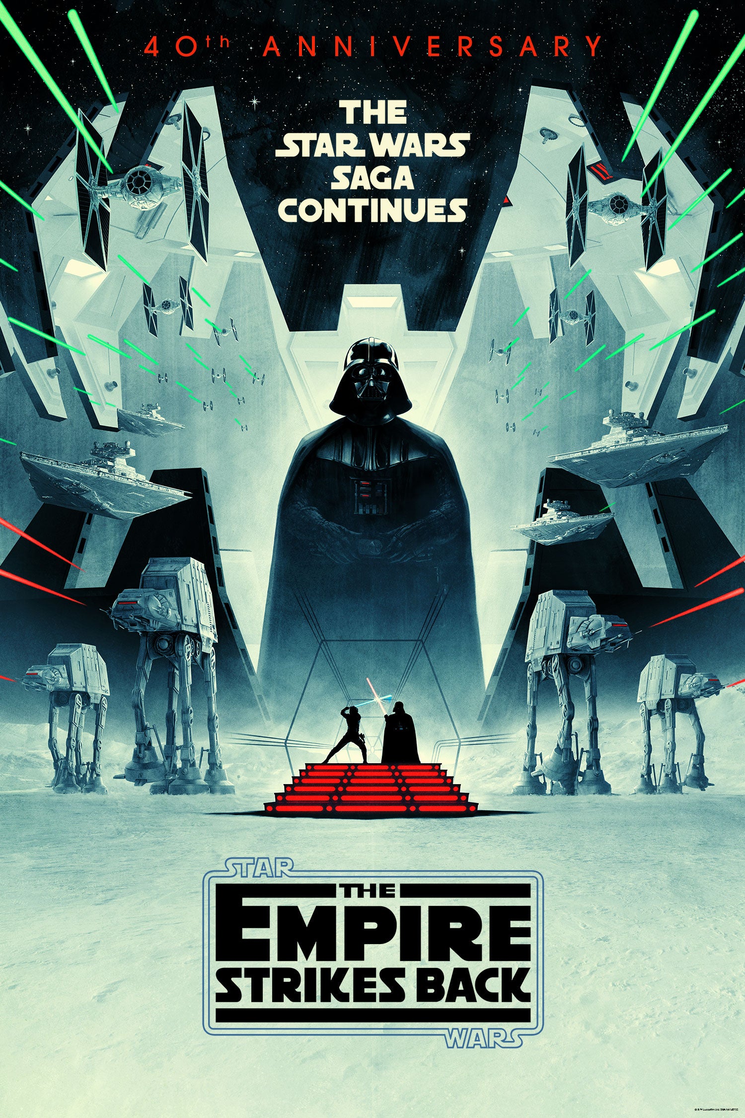 Matt Ferguson "The Empire Strikes Back - 40th Anniv." Timed Edition - Bottleneck Art Gallery