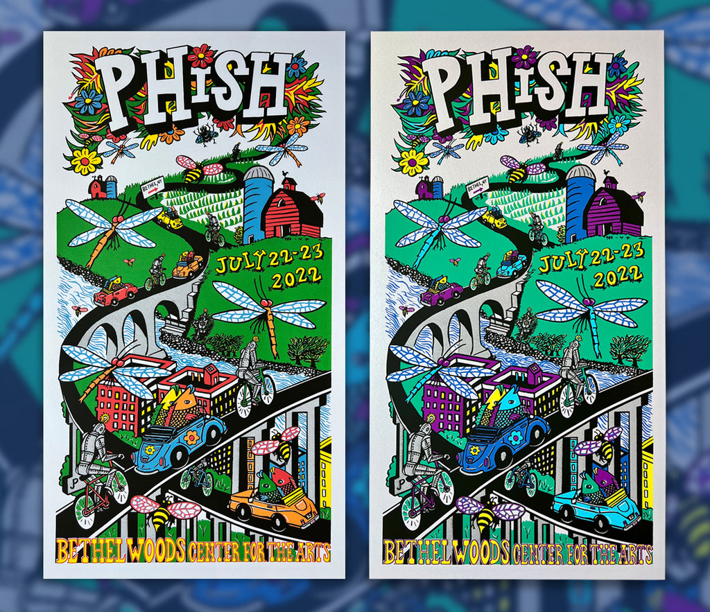 PHISH - BETHEL WOODS by Jim Pollock - Lottery INFO!