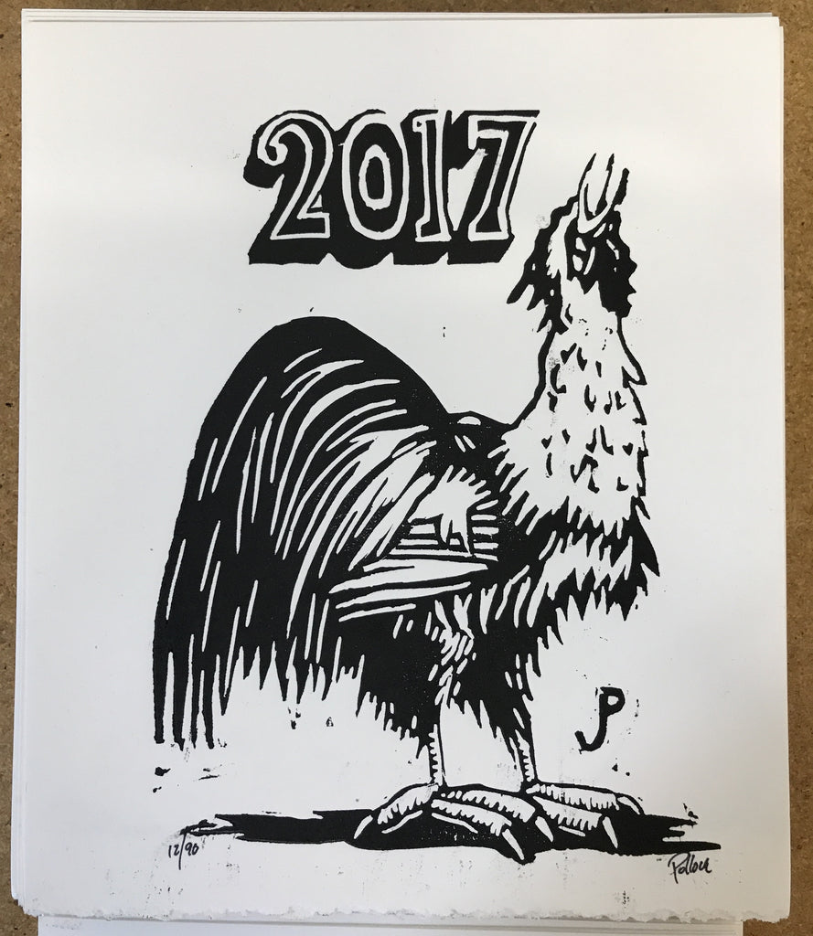 YEAR OF THE ROOSTER Prints by Jim Pollock On Sale Info!