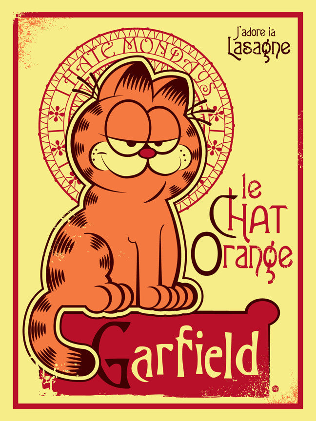 Dave Perillo Le Chat Orange Bottleneck Art Gallery