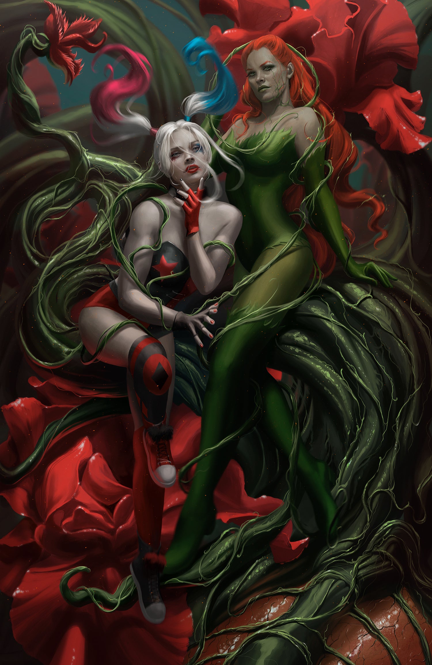 Poison Ivy vs Batman комикс