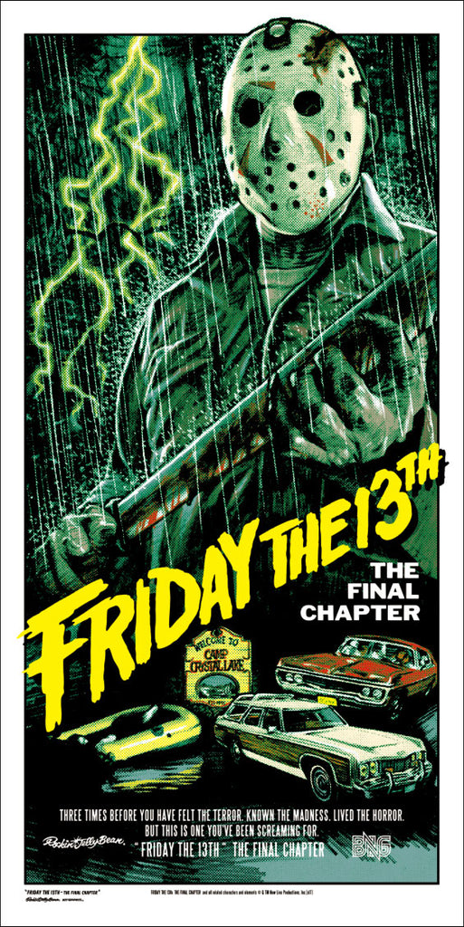 FRIDAY THE 13TH Prints by Rockin' Jelly Bean & Robert Tanenbaum On