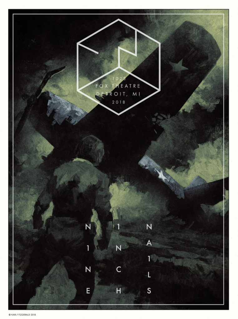 NINE INCH NAILS - DETROIT by Karl Fitzgerald On Sale Info!