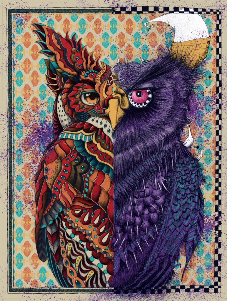 BIOWORKZ X JOEY FELDMAN "OWL OUT OF CHAOS" Print Release On Sale Info!