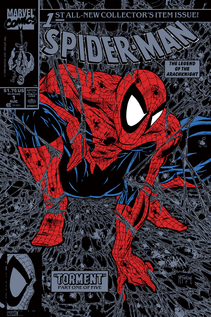 Bottleneck Gallery Spider Man 1 Cover By Todd Mcfarlane Hi Def