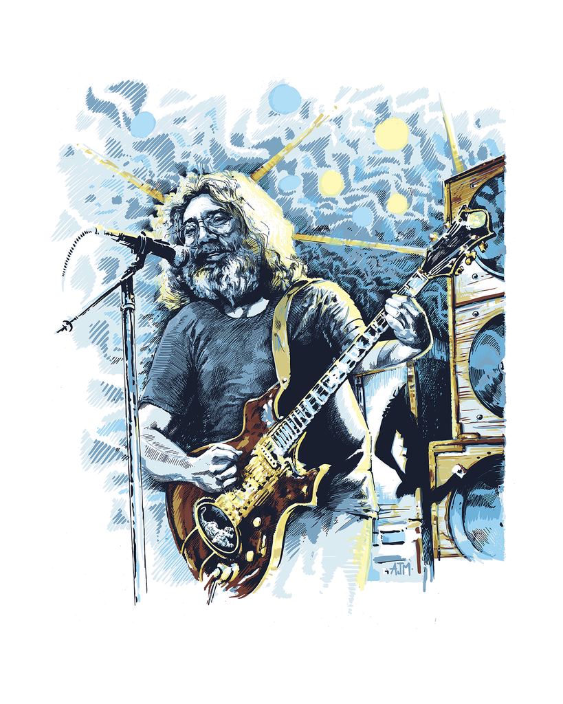 SUGAREE (Jerry Garcia) by AJ Masthay - On Sale INFO! – Bottleneck Gallery